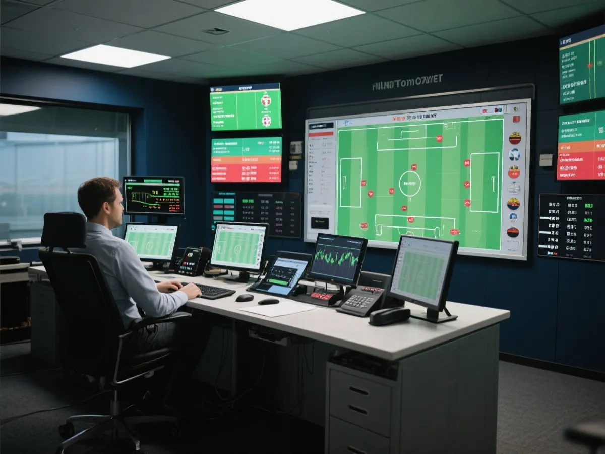实时比分与赛事追踪示意图